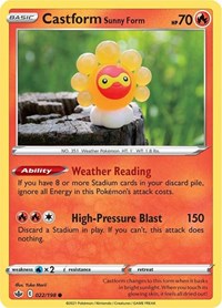 022 Castform Sunny Form