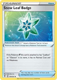 159 Snow Leaf Badge