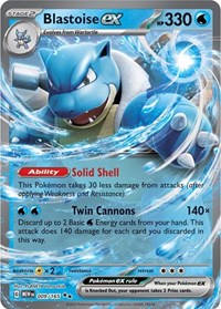 009 Blastoise ex