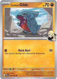 102 Cynthia's Gible
