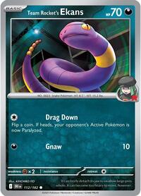 112 Team Rocket's Ekans