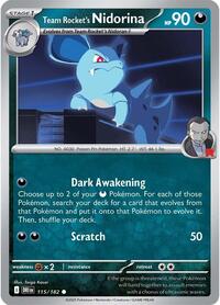 115 Team Rocket's Nidorina