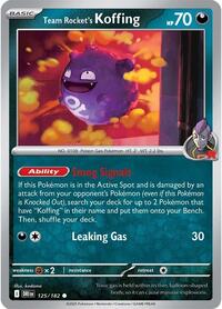 125 Team Rocket's Koffing