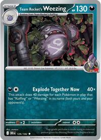 126 Team Rocket's Weezing